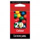 Lexmark oryginalny tusz 29A Color 18C1529E,