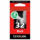 Lexmark oryginalny tusz 32 Black 18CX032E, wydajność 363s